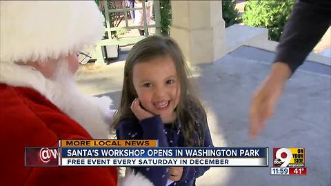 Santa's QWorkshop opens in Washington Park