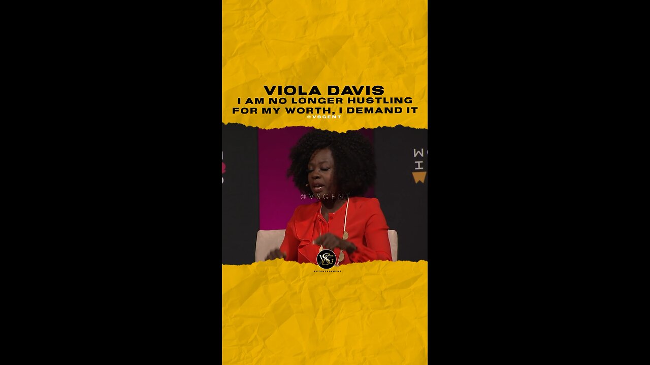 @violadavis I am no longer hustling for my worth, I demand it