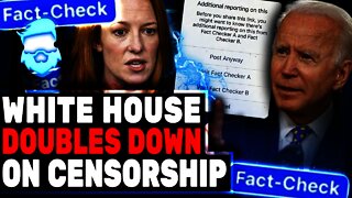 Censorship Double Down! White House If You're Banned From Twitter You Should Be Banned From Youtube