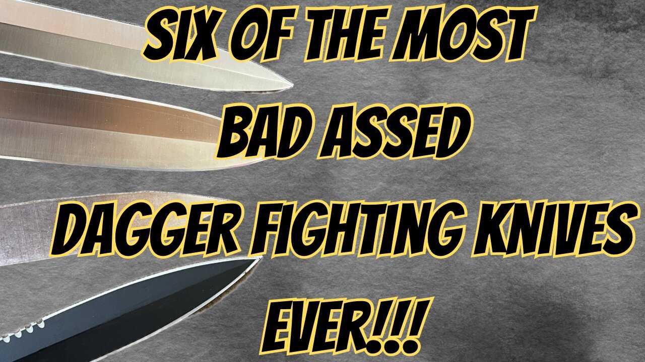 6 OF THE MOST ICONIC DAGGERS YOU CAN FIND !!!