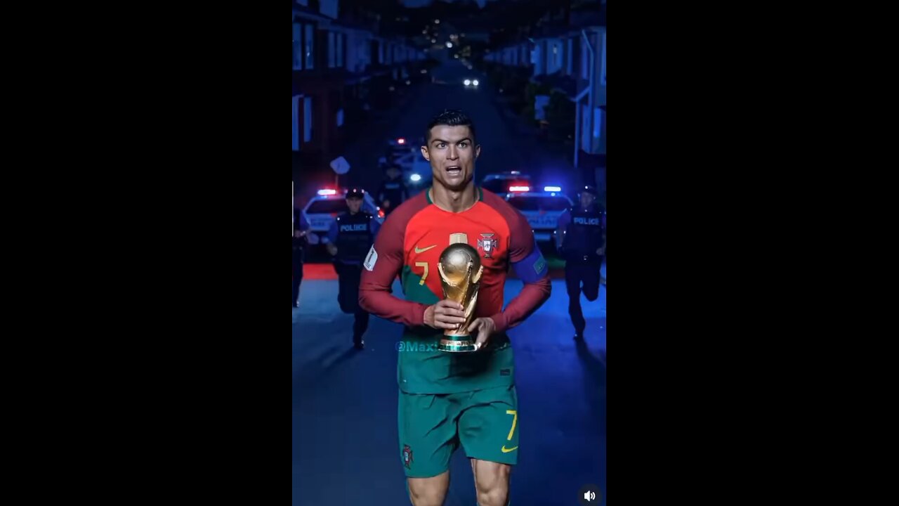 Ronaldo steals world cup 🤣