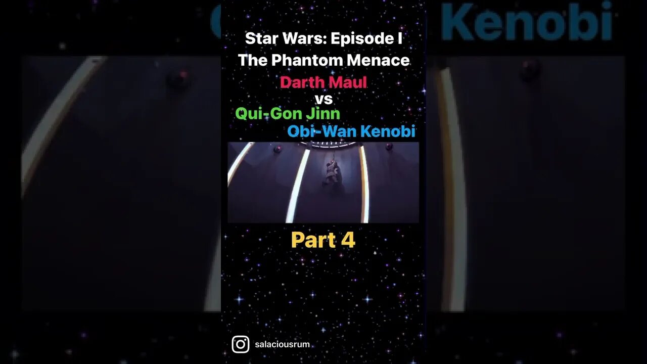 Darth Maul vs Qui-Gon Jinn & Obi-Wan Kenobi PART 4 #shorts