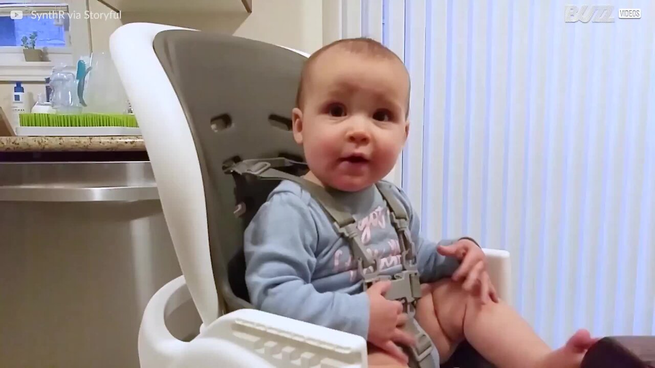 Ce bébé refuse de dire "maman"