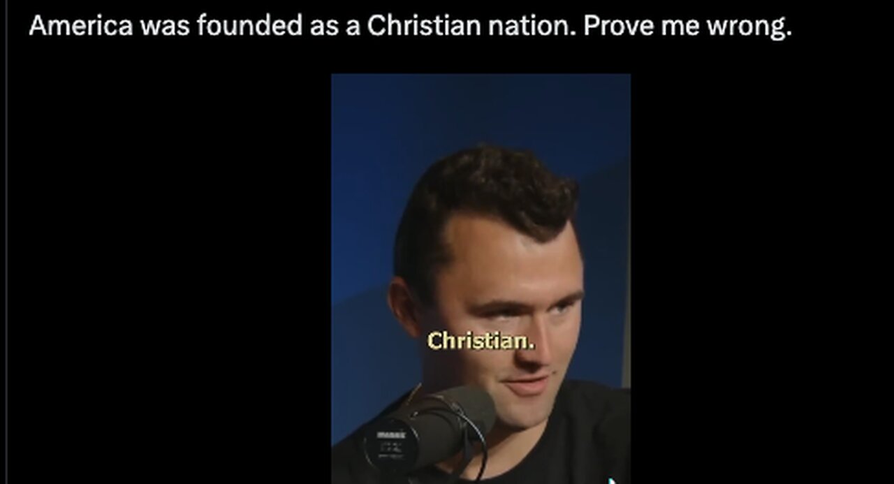 Was the US founded as a "Christian Nation" - short through reply