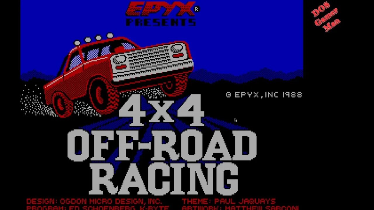 Sequential Dos Game Show: 30. 4x4 Offroad Racing