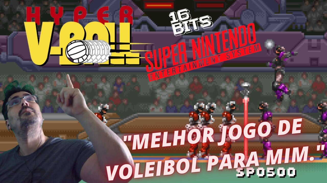 HYPER V-BALL (SUPER NINTENDO) - Vamos jogar um pouquinho de voleibol robótico??