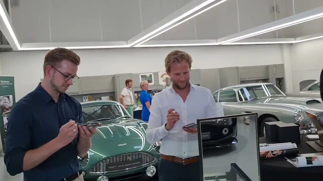 Visitors impression ASTON MARTIN ANTWERPEN Opening New Service Center Willebroek