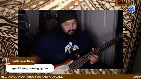 Samoan Watchman chillin on the bass