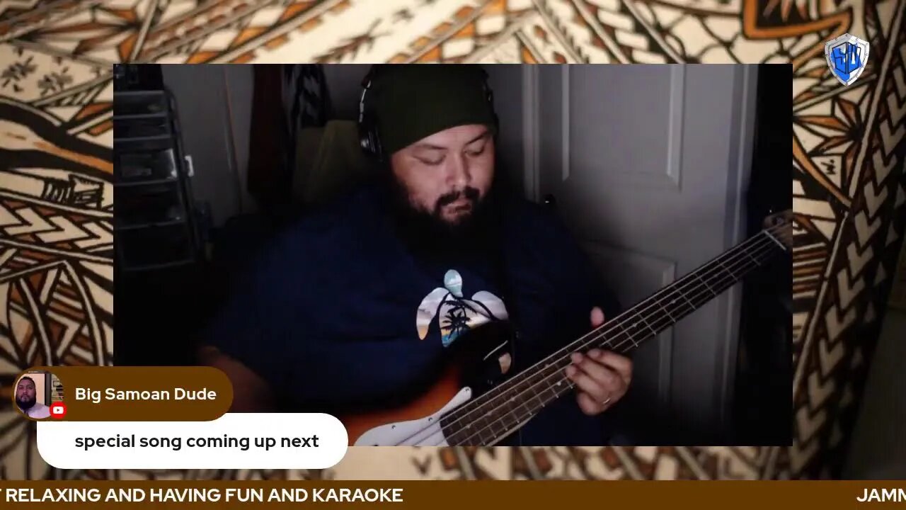 Samoan Watchman chillin on the bass