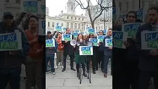 #1Percent4Parks Rally Outside City Hall