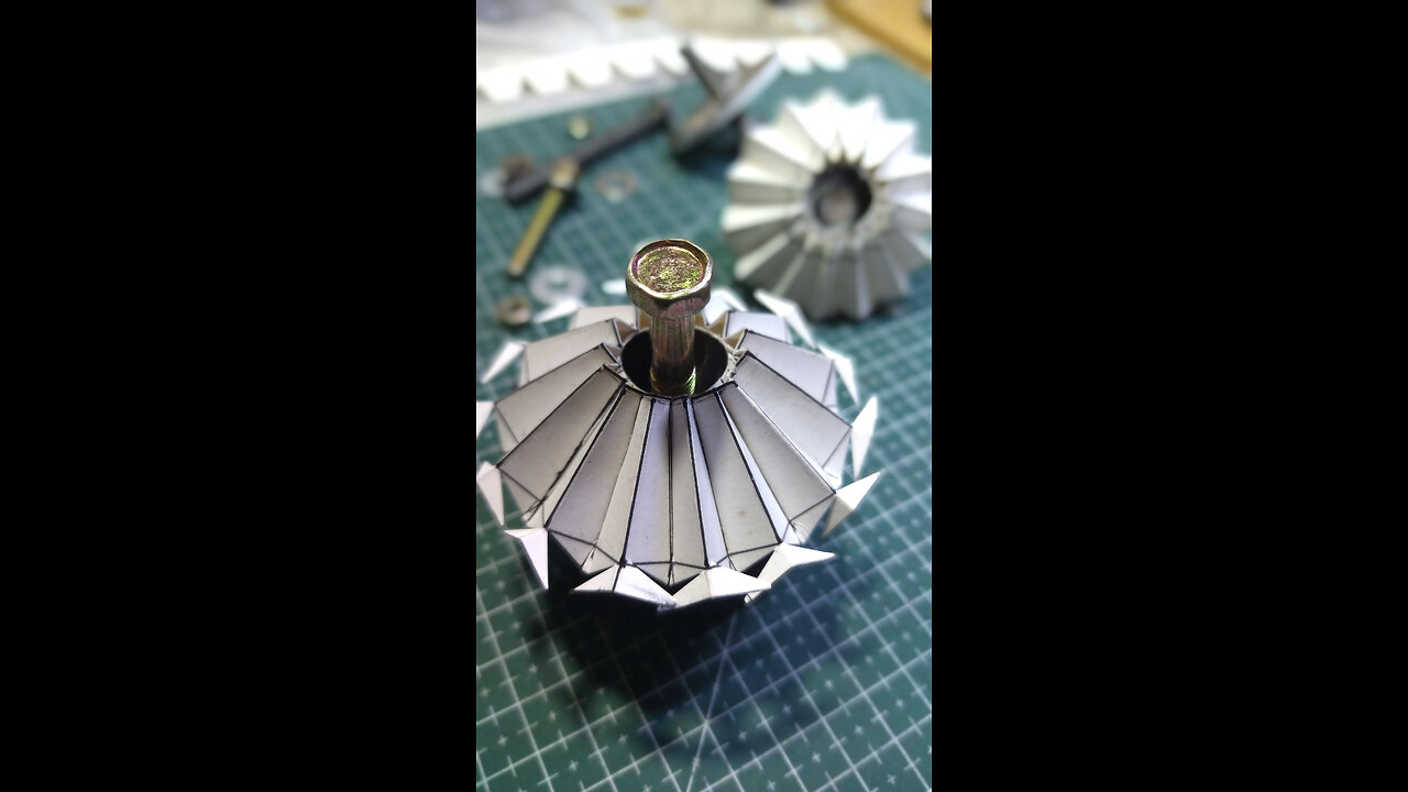 diy paper bevel gear 2