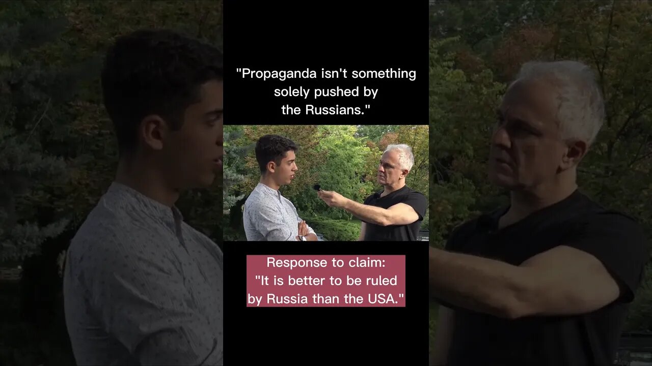 "Propaganda isn't being solely pushed by the Russians."