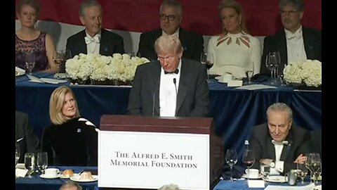 FULL SPEECH: Pres. Trump Addresses the Alfred E. Smith Dinner in NYC - 10/17/24 - Hilarious 30 Min.