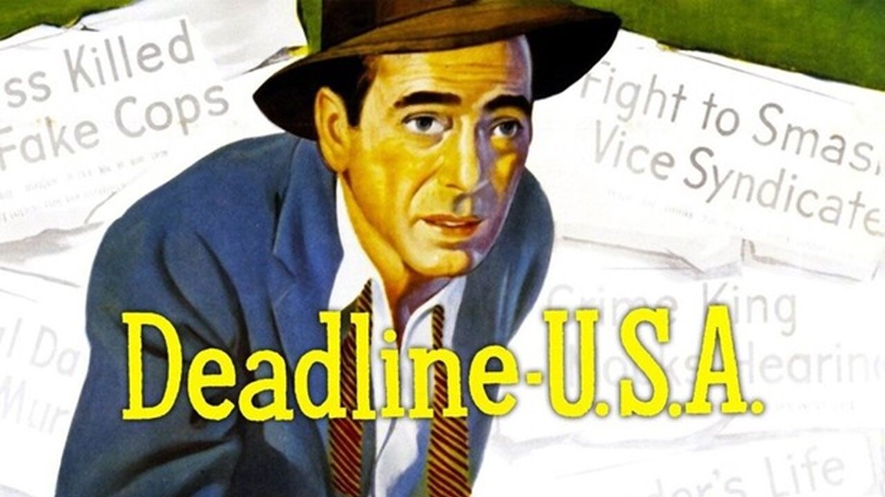 Deadline U.S.A. (1952) Humphrey Bogart, Ethel Barrymore, Kim Hunter