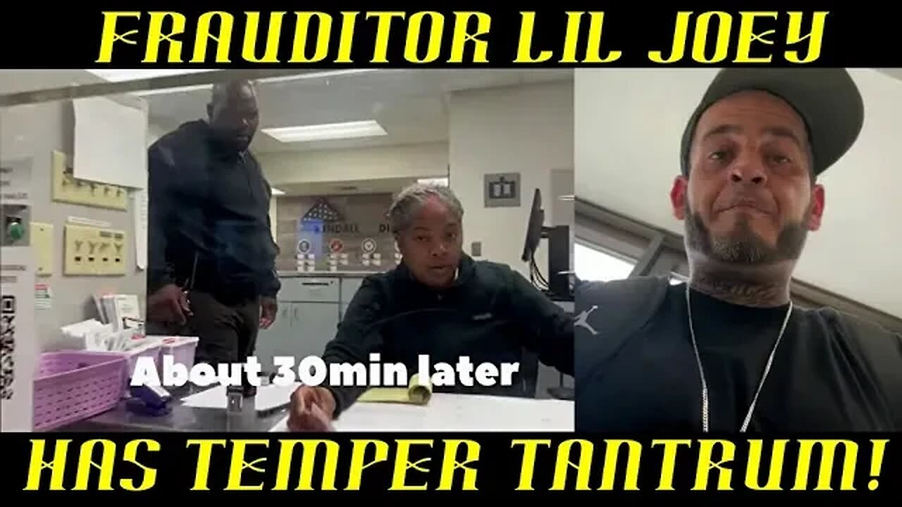 Frauditor Little Joey Demands Complaint Form & Has Temper Tantrum!