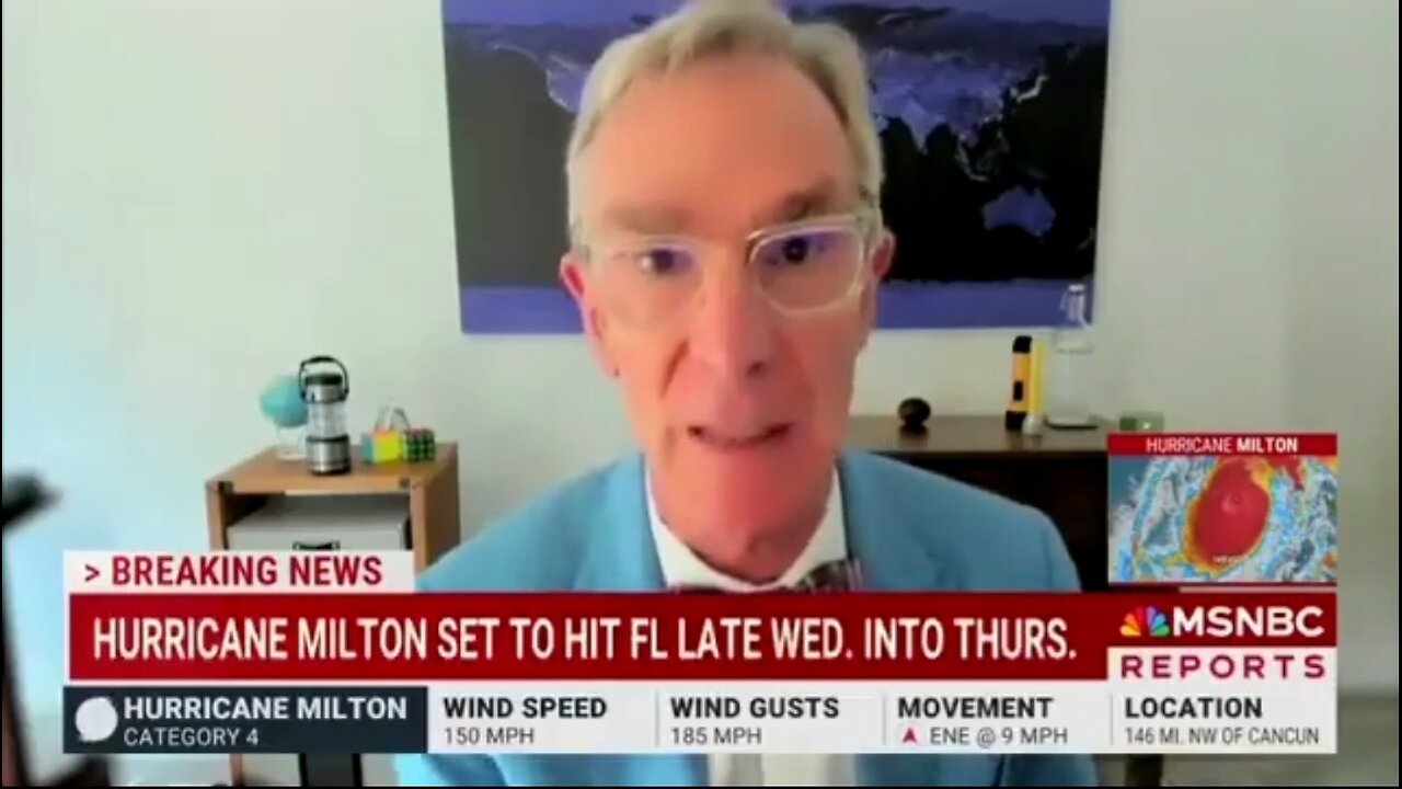 Bill Nye: Vote For Kamala To Stop Hurricanes