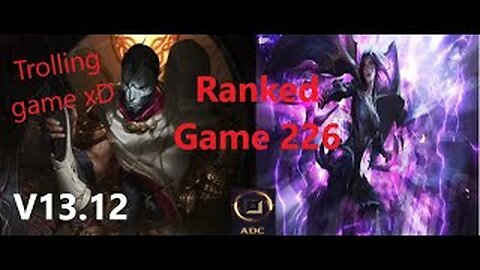 Ranked Game 226 Jhin Vs Kai'sa Bot League Of Legends V13.12