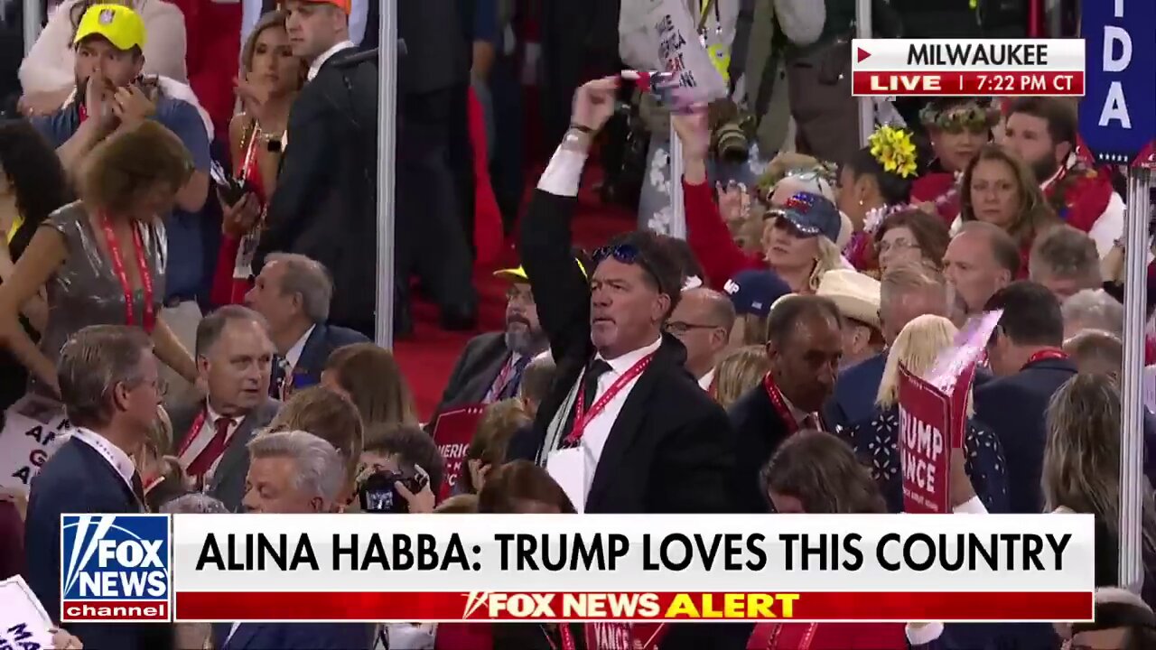 Alina Habba gives emotional tribute to Trump during RNC address