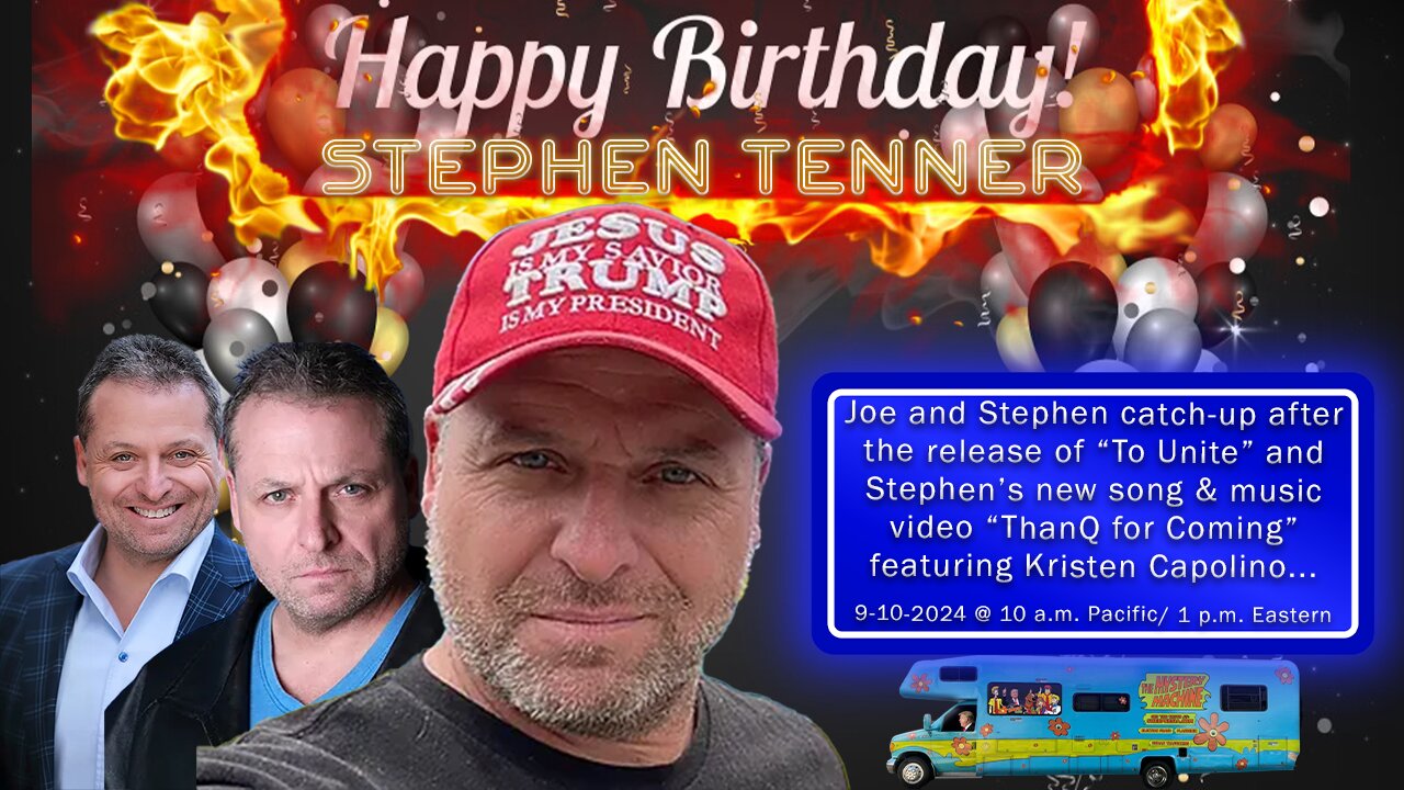 Joe Rosati and Stephen Tenner Live: New songs, To Unite and ThankQ for Coming, Unity Tour 9/10/24 #296 links below