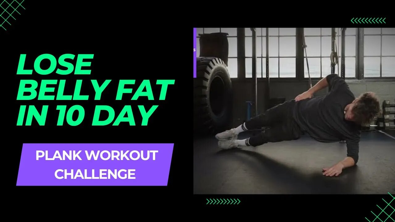 Plank Workout Challenge to Lose Belly Fat in 10 Day