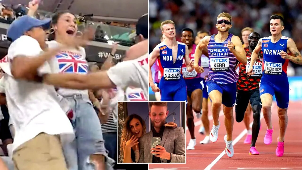 Brit: Josh Kerr's Partner Screams from the Stands with His Family and Friends on the Home Straight