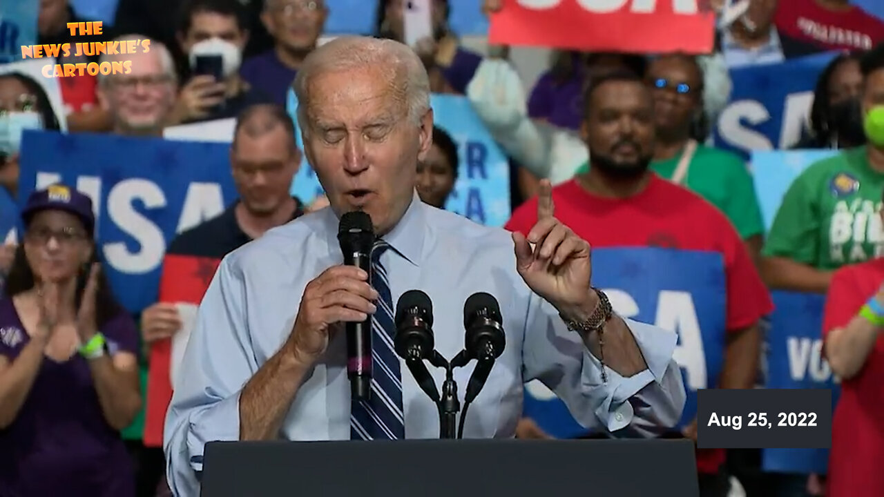 Biden: "We'll make sure no one no one ever has the opportunity to steal the election again!"