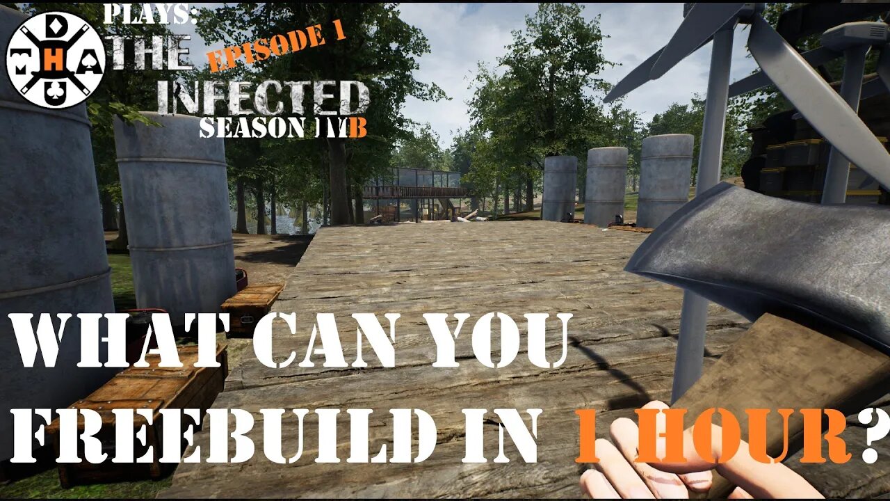 What Can You Freebuild In 1 Hour? Free Build Friday The Infected Gameplay S4BEP1