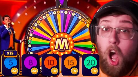 HUGE BETS ON MEGA WHEEL LIVE GAME SHOW!