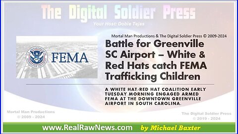 Battle for Greenville Airport: White and Red Hats Find FEMA Trafficking Children