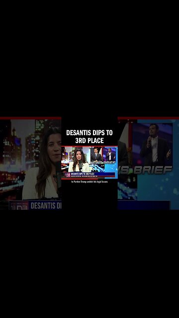 DeSantis Dips to 3rd Place