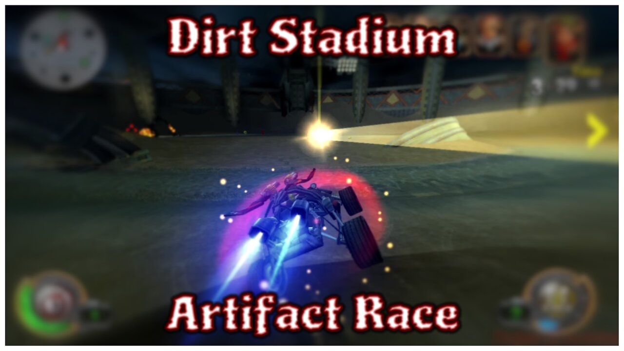 Jak X: Combat Racing | Dirt Stadium - Artifact Race