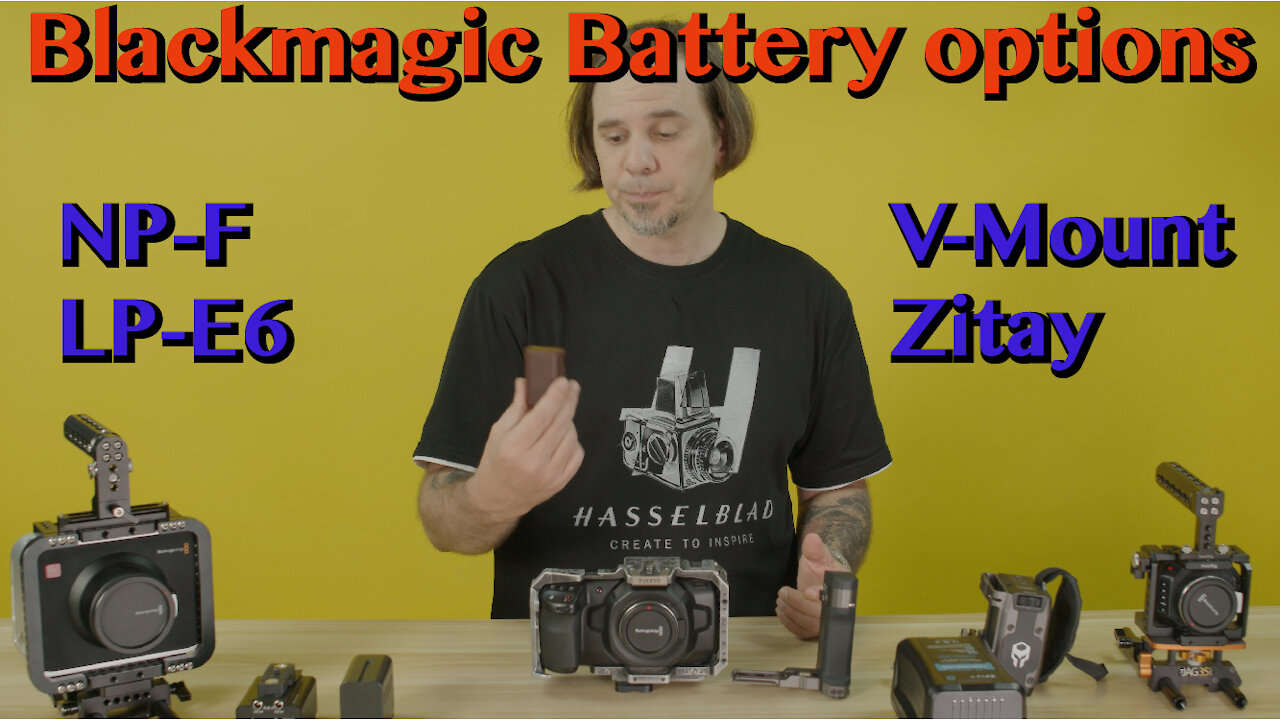 Blackmagic Battery Options BMPCC4K & BMPCC6K! #Blackmagic #filmmaking #BMPCC6K #cameras