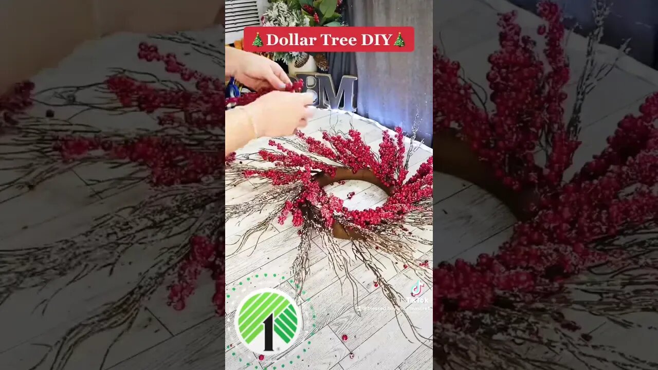 🎄😱Gorgeous Dollar Tree DIY wreath , Dollar Tree DIY’s, Blessed Beyond Measure