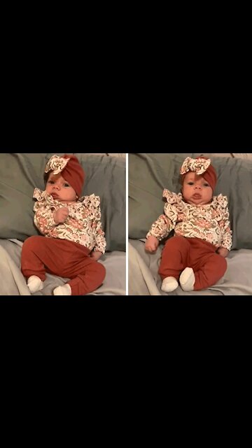 Baby Sneezes So Hard She Accidentally Punches Herself In The Face