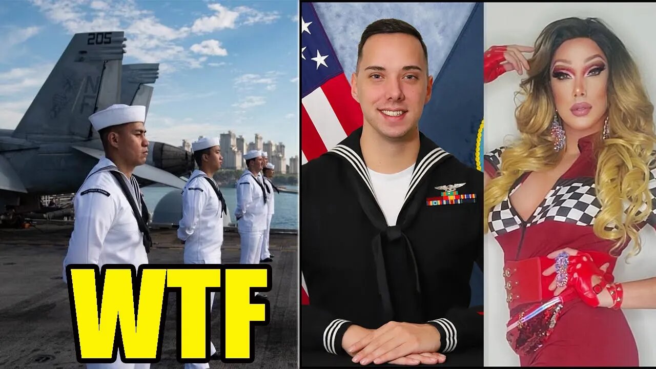 US Navy gets Drag Queen sailor to help with FAILING recruitment! This is NOT a joke!