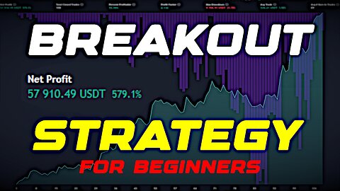 Breakout Trading Strategy - 540% Day Trading for beginners (Free TradingView indicator)