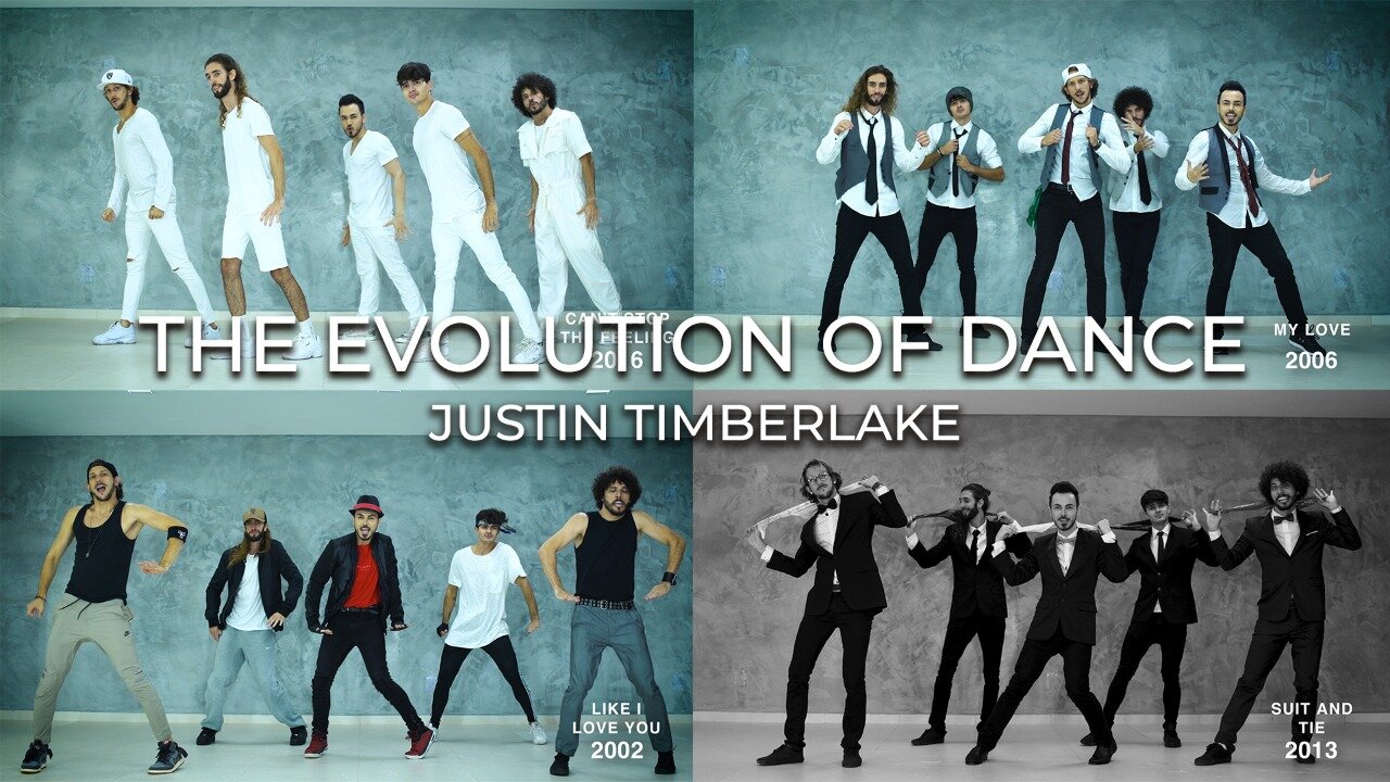 Dance crew demonstrates the evolution of Justin Timberlake's dance