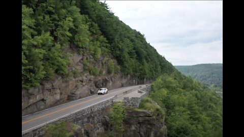 Hawks Nest NY Rt 97 Pa Ride Loop 2020 Drone Shots too