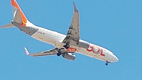 Boeing 737-800 PR-GUR coming from Brasília to Fortaleza