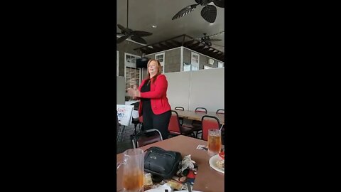 SANDY SMITH shares story of meeting Trump , the endorsement and phone call - VFAF endorsed 10-18-22