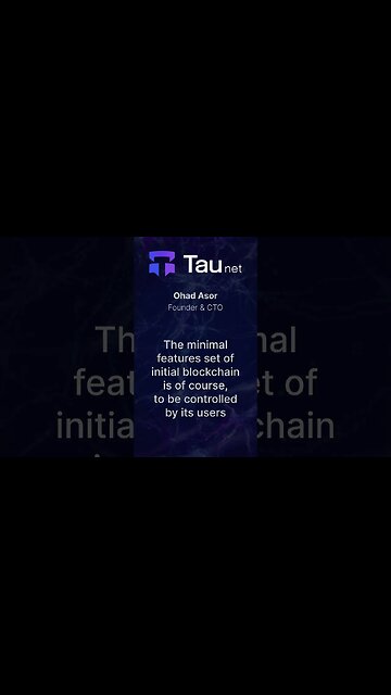 User-Controlled Blockchain with Unique Features 💎 #taunet #testnet