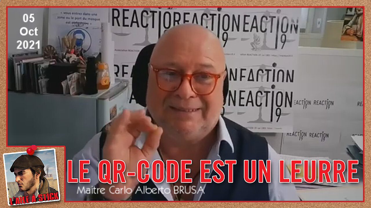 2021/085 Réaction19 le QR-CODE est un leurre. Il ne faut pas confondre les mots PEUT et DOIT !