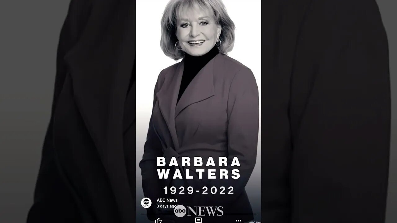 Barbara Walters Dead at 93