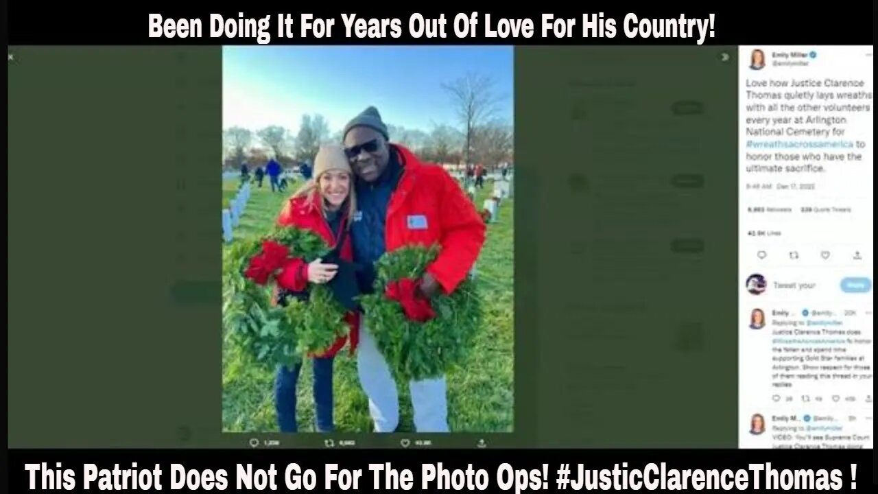 Justice Clarence Thomas Secretly Volunteering Time For Decades To Honor Fallen Soldiers!