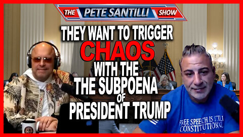 They are Trying to cause Chaos with the Subpoena of President Donald Trump, Stay Calm!