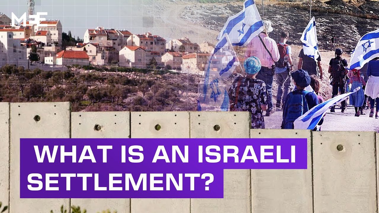 What are Israeli settlements and why are they illegal under international law?