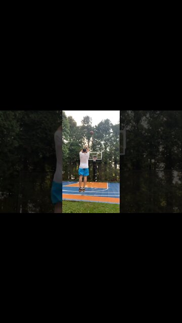Some days you’re just in that zone… #basketballchallenge #hooper #basketballtraining