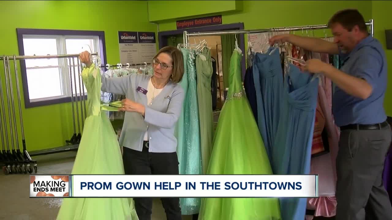 Prom gown help in the Southtowns