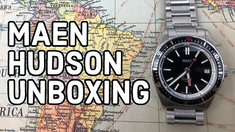 Maen Hudson Dive Watch Arrived! Full Unboxing