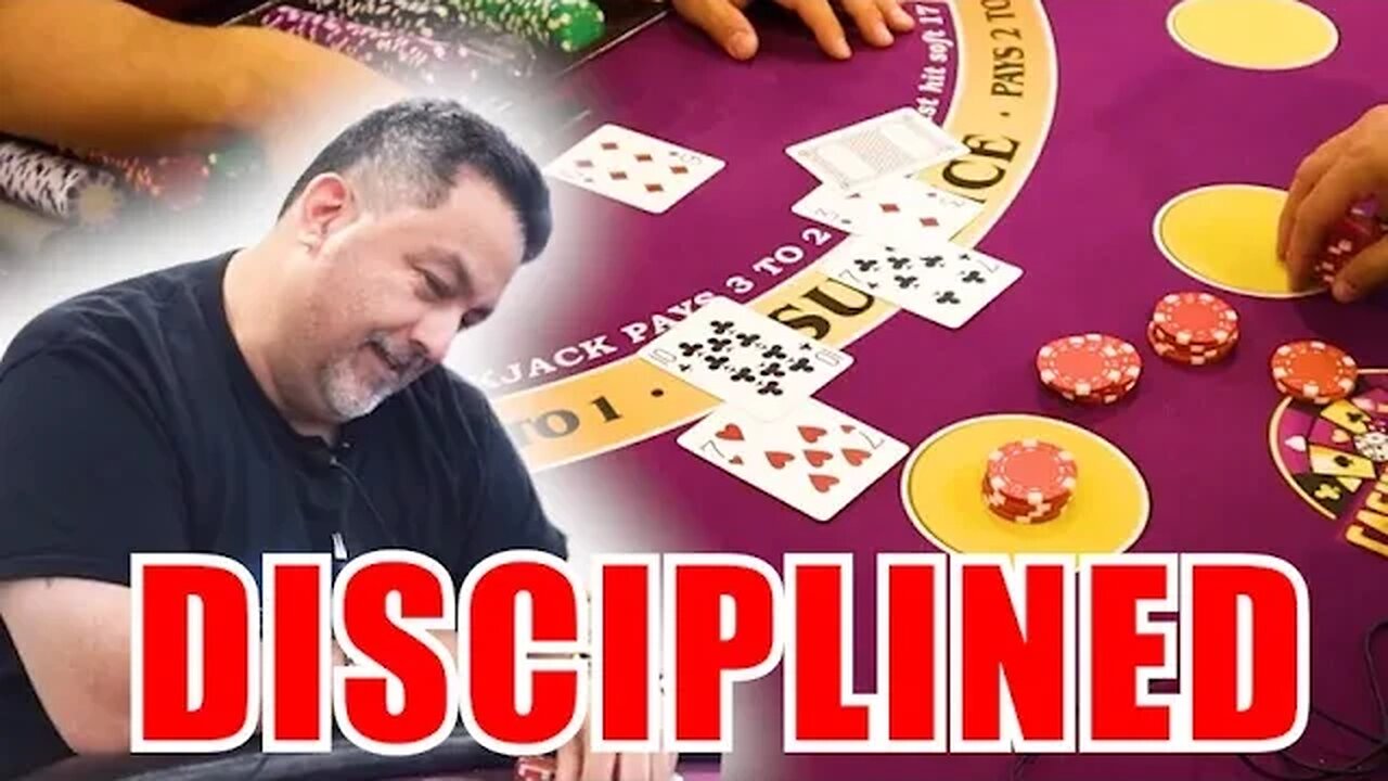 🔥DISCIPLINED🔥 10 Minute Blackjack Challenge - WIN BIG or BUST #186